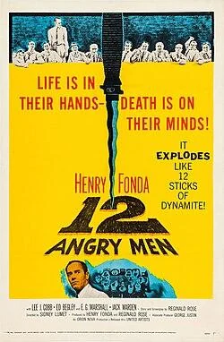 12 разгневанных мужчин — 12 Angry Men (1957) Постер фильма «12 разгневанных мужчин» 1957 года